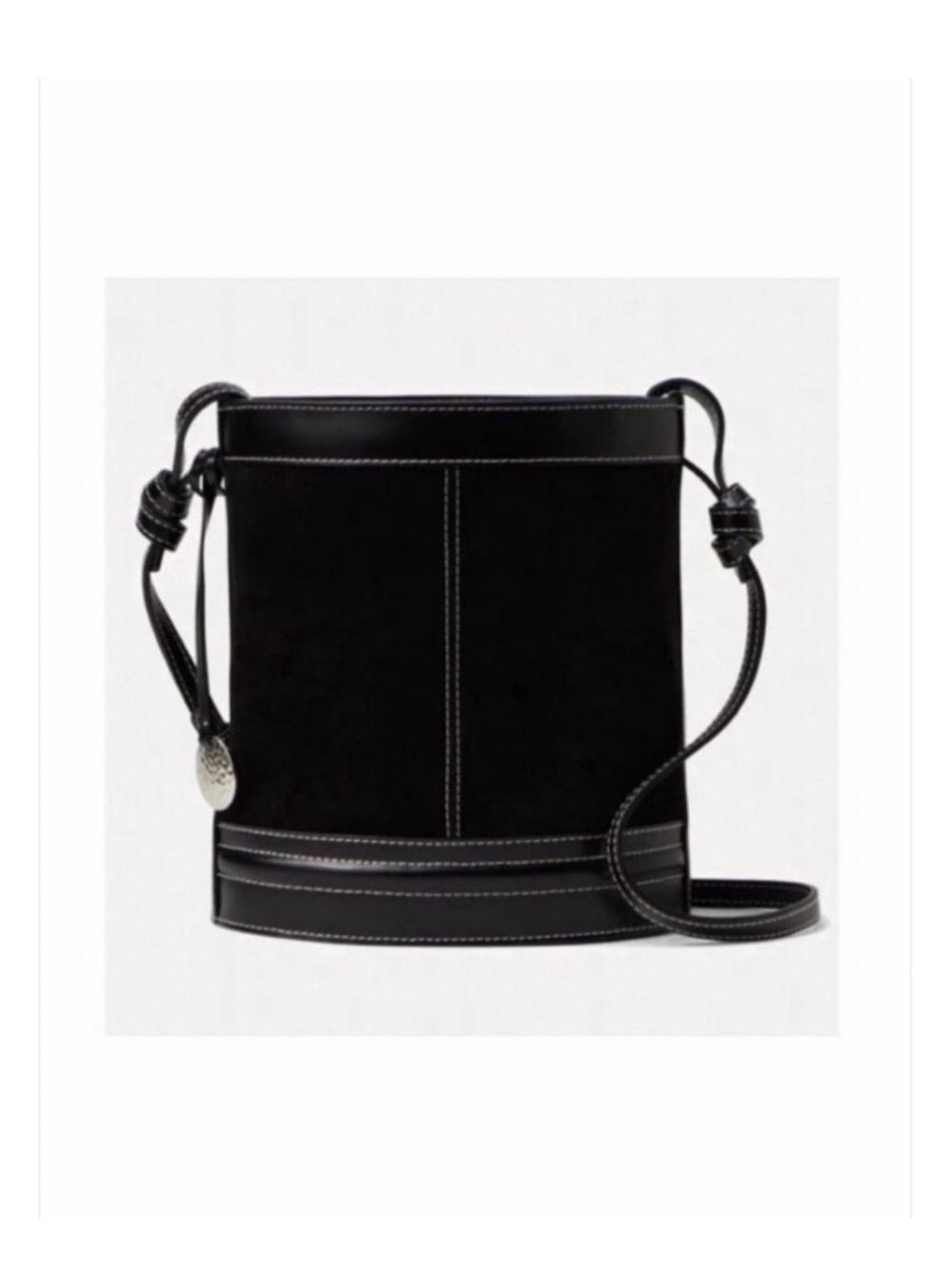 STAUD Anita Suede Bucket Bag.